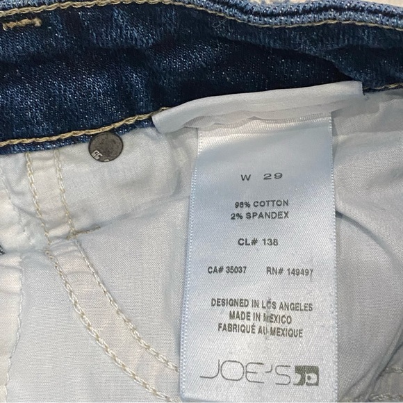 Joe's Jeans Denim Short Distressed Cut-Off Short, Blythe Style - Picture 5 of 6